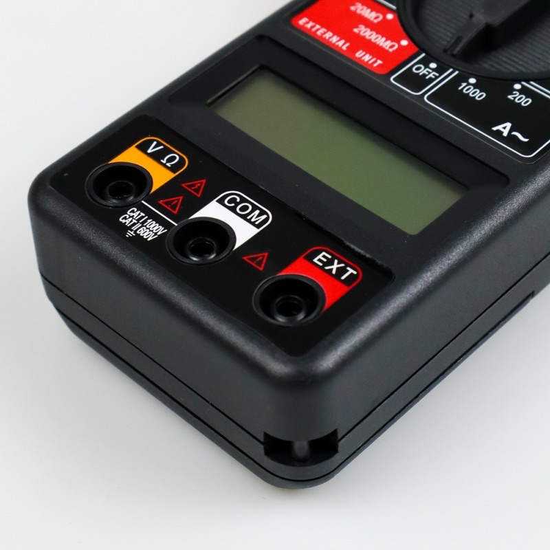 Taffware Digital Clamp Multimeter Tang Ampere - DT266- Black