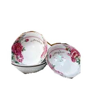 FIORENZA Mangkok Rose Garden isi 6pcs