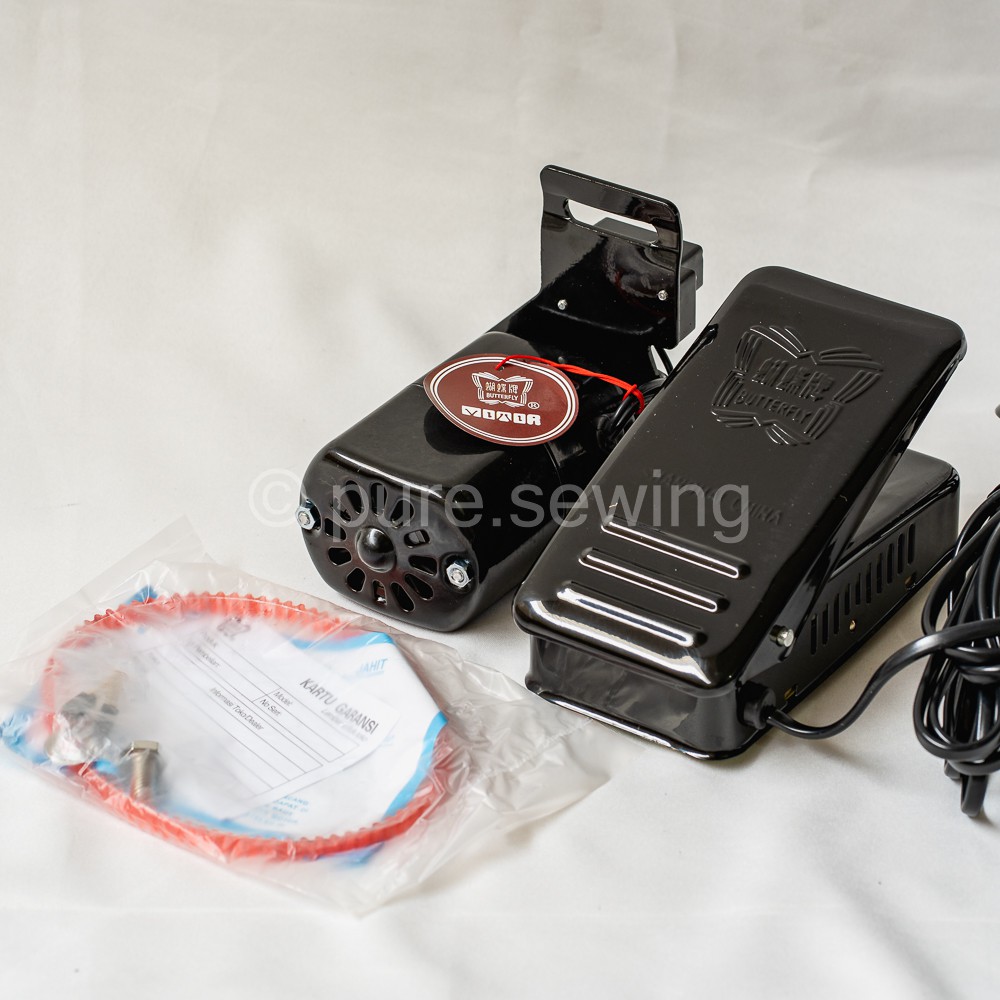 Dinamo Butterfly Mesin Jahit / Sewing Machine Motor and Controller (DOUBLE BUBBLE WRAP)