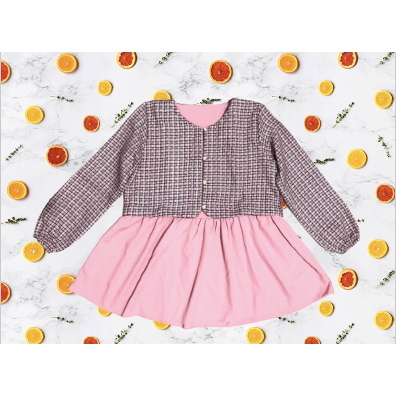 Atasan lucu wanita Atasan mix rompi Atasan gemoy Baju Anak Baju Korea