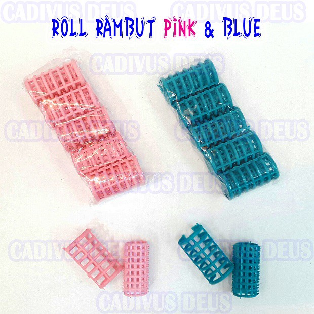 ROLL RAMBUT utk KERITING HALUS / MIX 6Warna / ATC PER 12 YAH