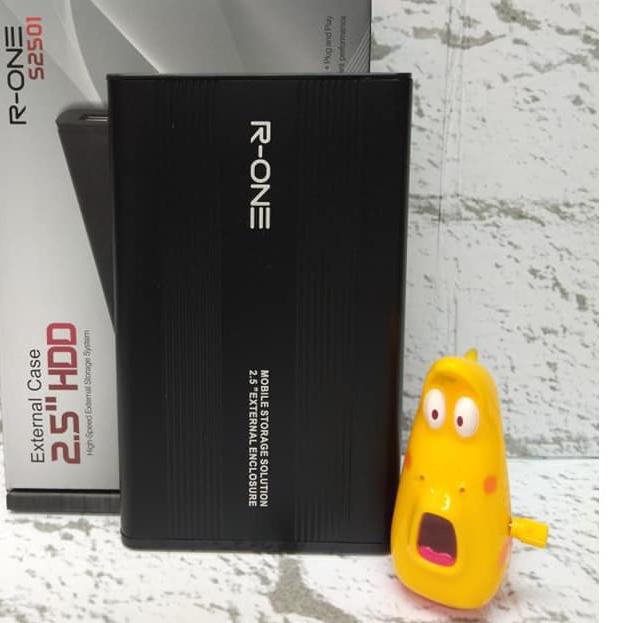 ENCLOSURE R-ONE Casing Hardisk External 2.5" SATA USB 2.0 METAL