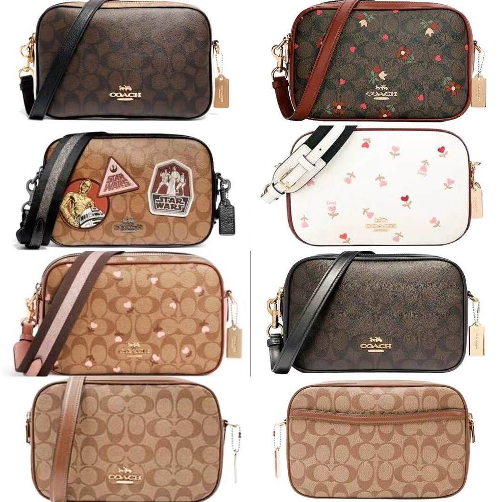 [Instant/Same Day]  1767  7617  88010  2835  3239  68168  coach double zip camera bag shoulder messenger women crossbody handbag  xjb