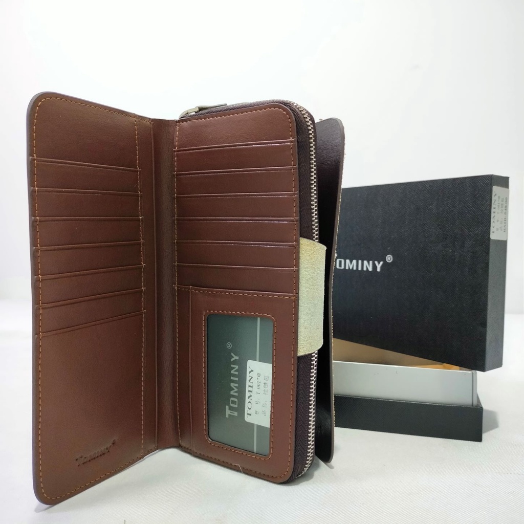 Dompet TOMINY Dompet Kulit Asli Model Panjang Import 0017/0017-1