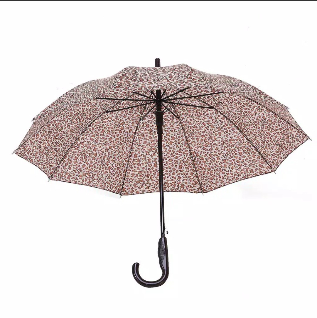 Payung Tongkat Motif Leopard Unik Souvenir Gift