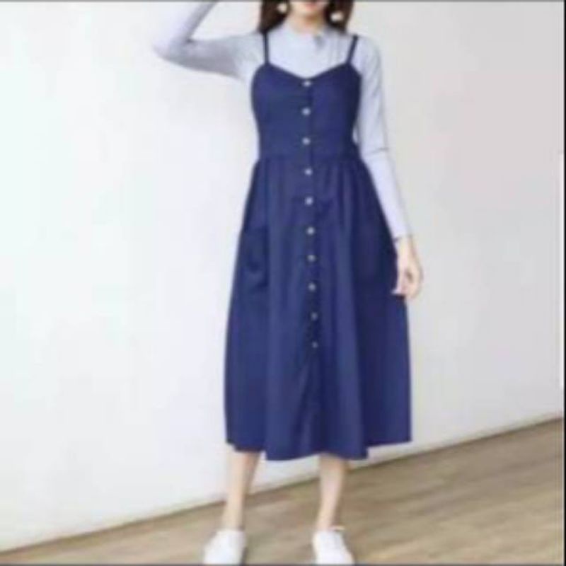 Insan overall fashion remaja wanita