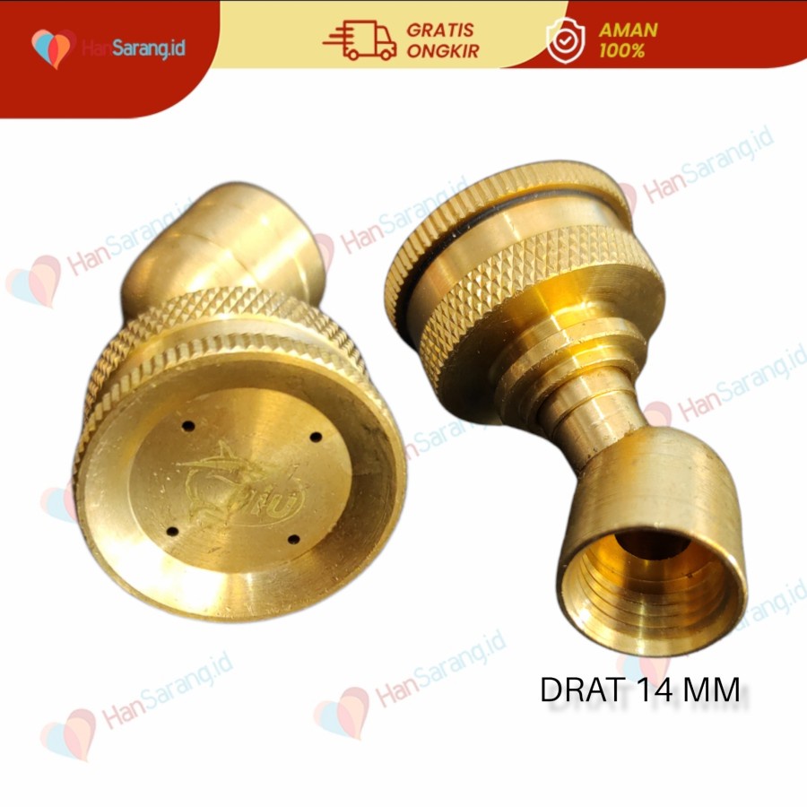 Spuyer Nozzle Kabut  4 Lubang Pembuat Embun