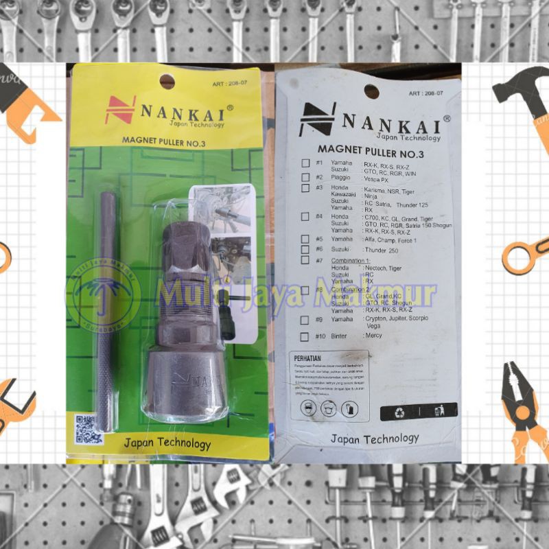 Kunci Treker magnet/ Treker Magnet Karisma Ninja NSR Satria Hiu Thunder RX Honda Yamaha Suzuki