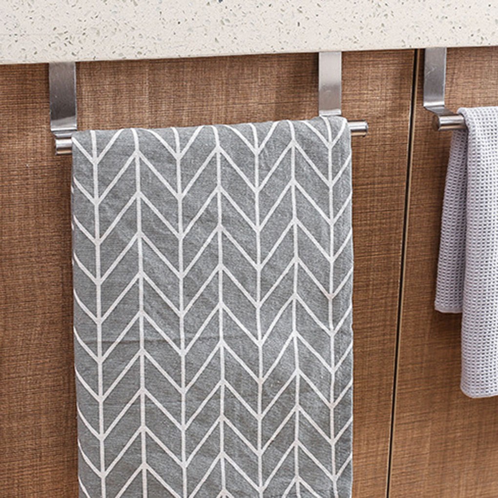 Towel Rack Over Door Towel Bar Hanging Holder Stainless Steel