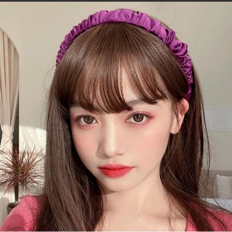 Bando Korea / Bandana Kerut Scrunchie Boncu Headband Serut