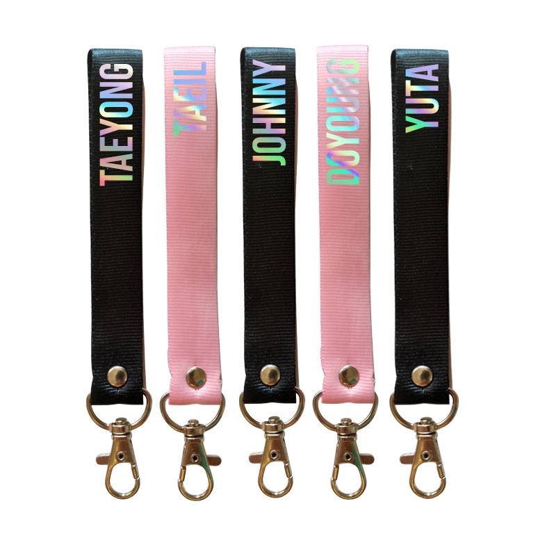 GANTUNGAN KUNCI NCT 127 LANYARD HOLOGRAM FANMADE STRAP GANTUNGAN KUNCI MURAH