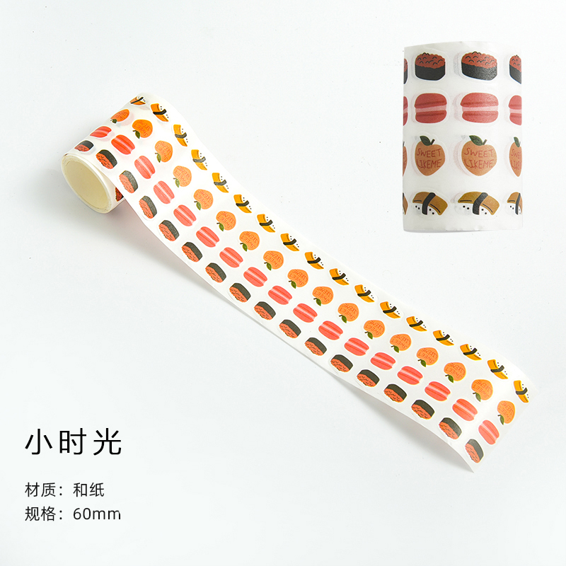 Stiker Kertasselotip Washi Gambar Wajah Beruang Tersenyum Lucu Untuk Jurnal-C