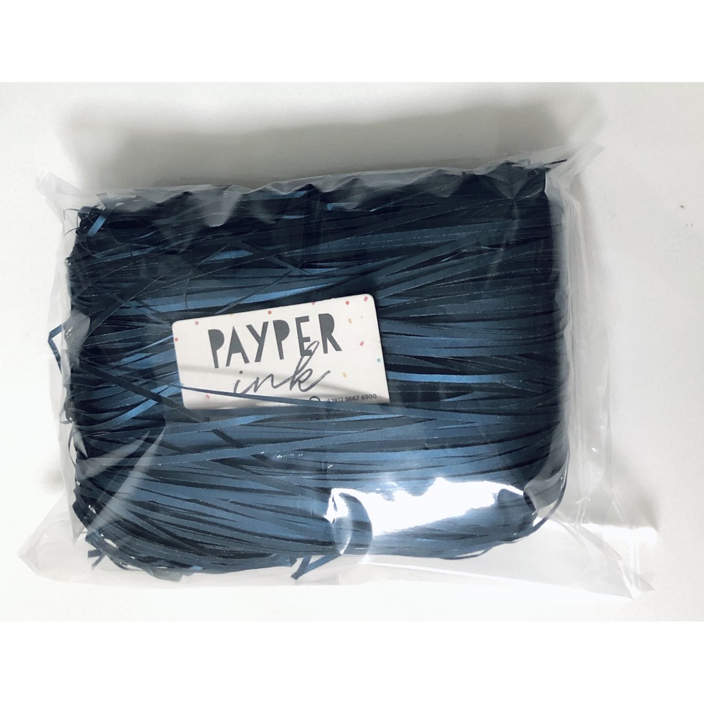 

200 gr Shredded paper / kertas potong straight cut / hitam black