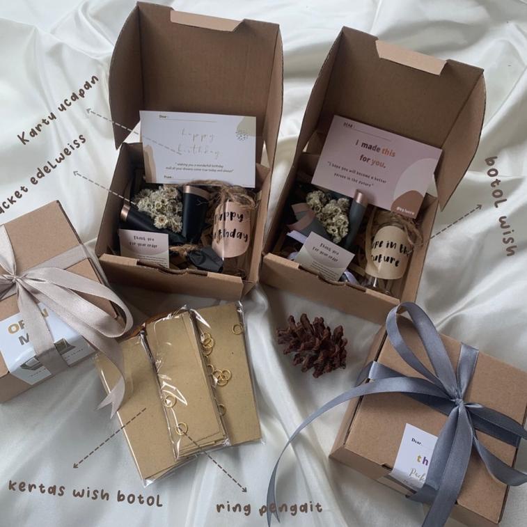 

(F5O7) GIFT BOX MINI (bucket wish in bootle) BUY 5 +FREE 1 //Sangat@berkualitas