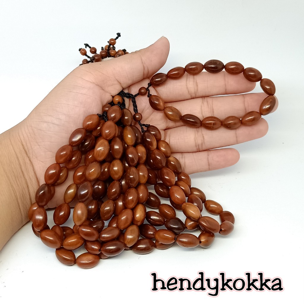 10 gelang kokka kaukah oval full coklat