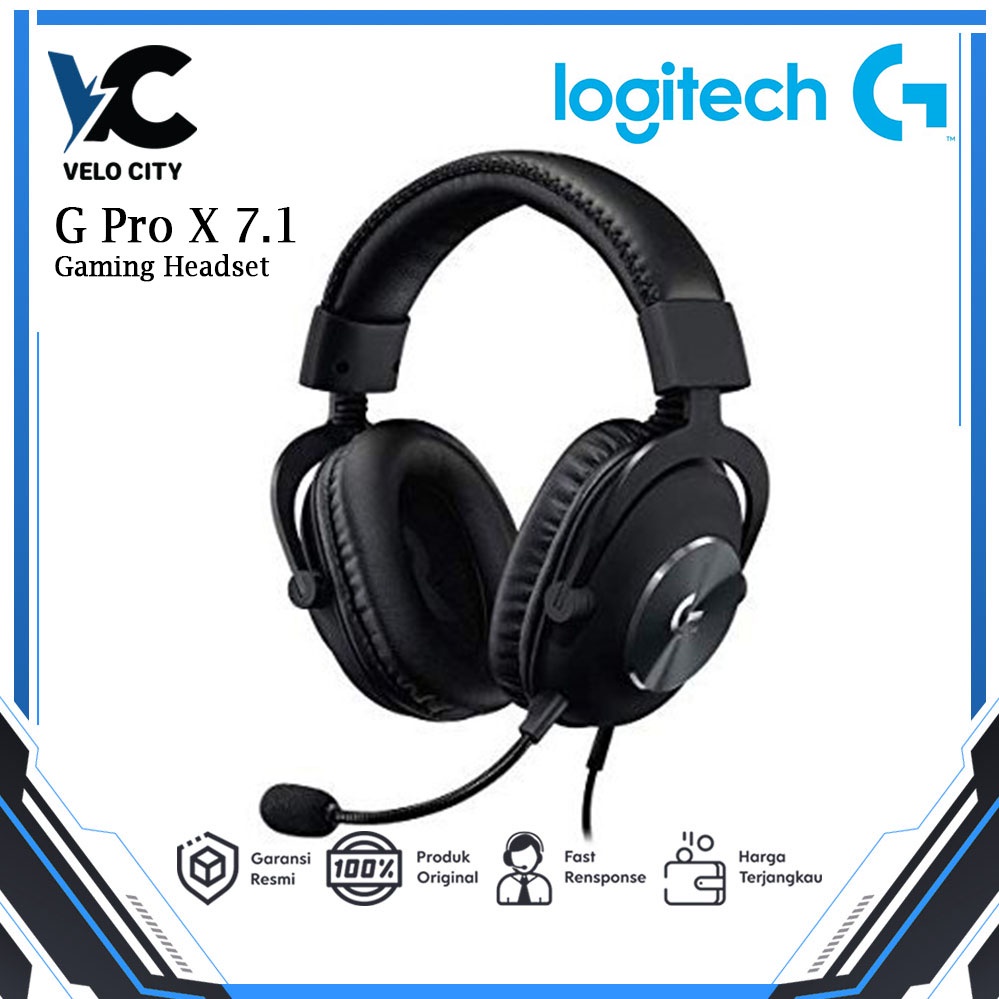 Logitech Pro X Gaming Headset Original Garansi Resmi 2 Tahun