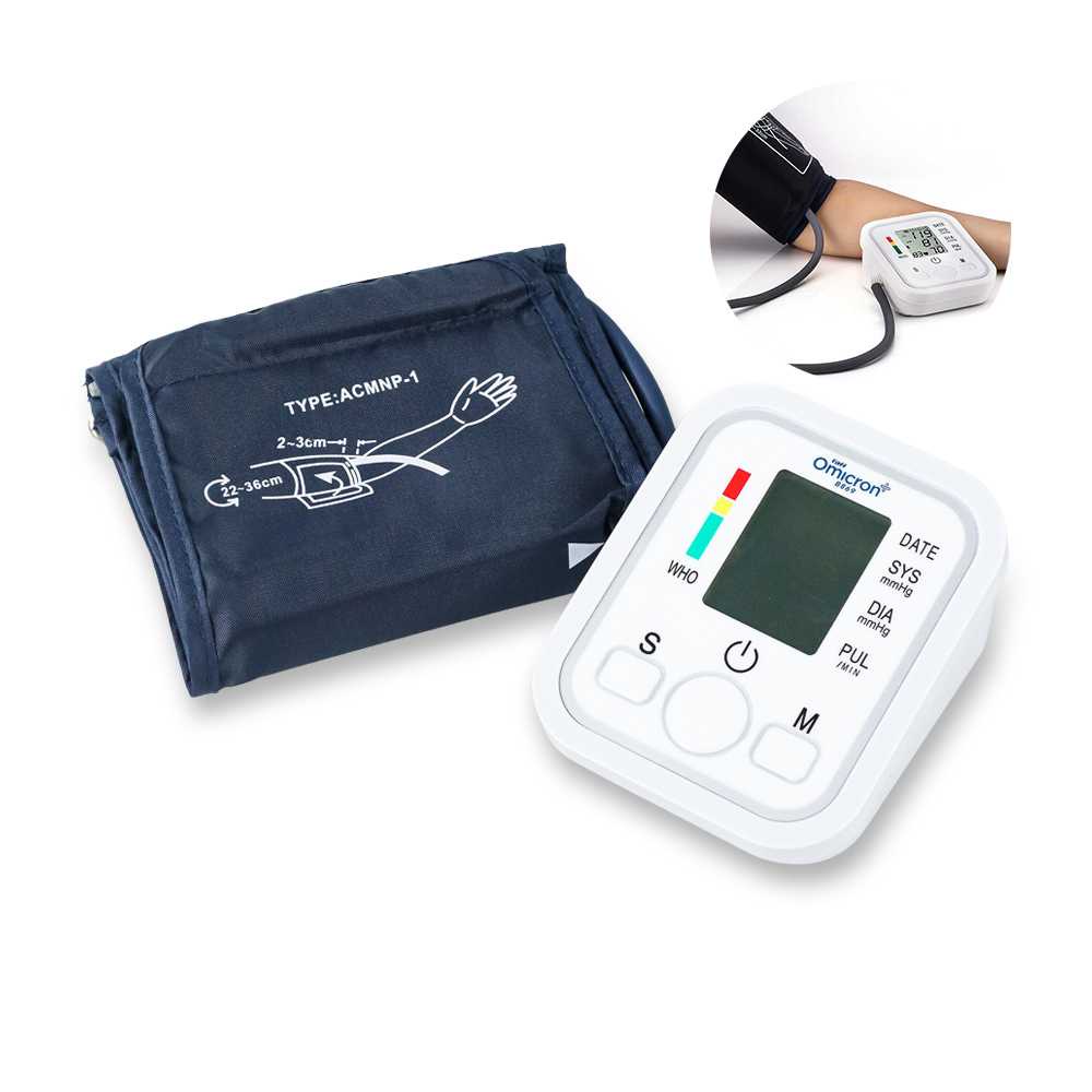 PROMO Pengukur Tekanan Darah Electronic Sphygmomanometer TaffOmicron OMHRG7WH