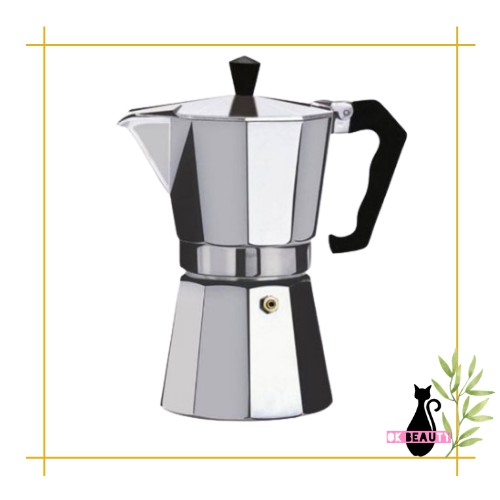 Moka Pot 1 2 3 6 9 Cup 50 100 150 300 450 Ml Teko Stainless Steel Kopi Filter Espresso Coffee Maker