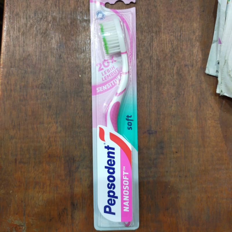 pepsodent sikat gigi nano soft (dahulunya double care )