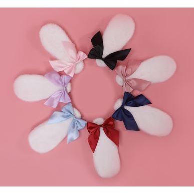 JL-02 JEPITAN KELINCI kuping telinga rabbit pita bunny kawaii lolita hairpin hair clip cosplay