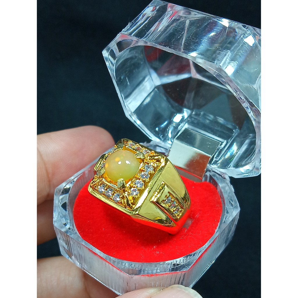 BATU NATURAL YELLOW SAFIR ASLI