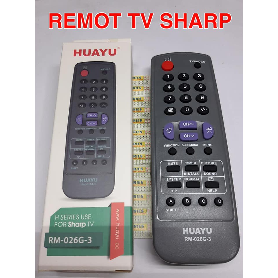 REMOT TV SHARP HUAYU BAGUS