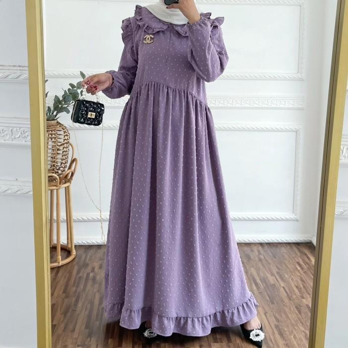 GAMIS LEBARAN JUMBO CRINKLE URAGIRI|DRESS LEBARAN CANTIK PREMIUM JUMBO