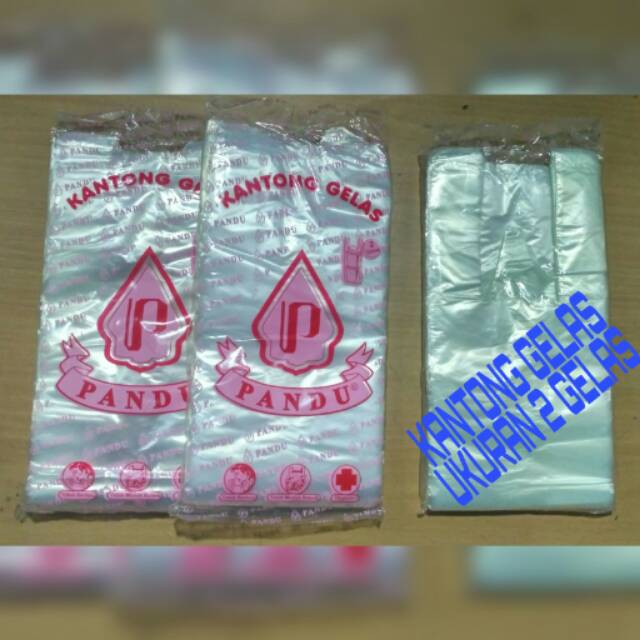Termurah Kantong Gelas Bening/plastik Gelas/kresek Gelas(ukuran 2 Gelas) Myy0mqUW7WWB
