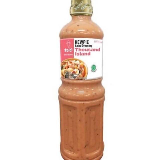 

AD Kewpie THOUSAND ISLAND 1 Liter Salad Dressing Saus Siram Khas JEPANG