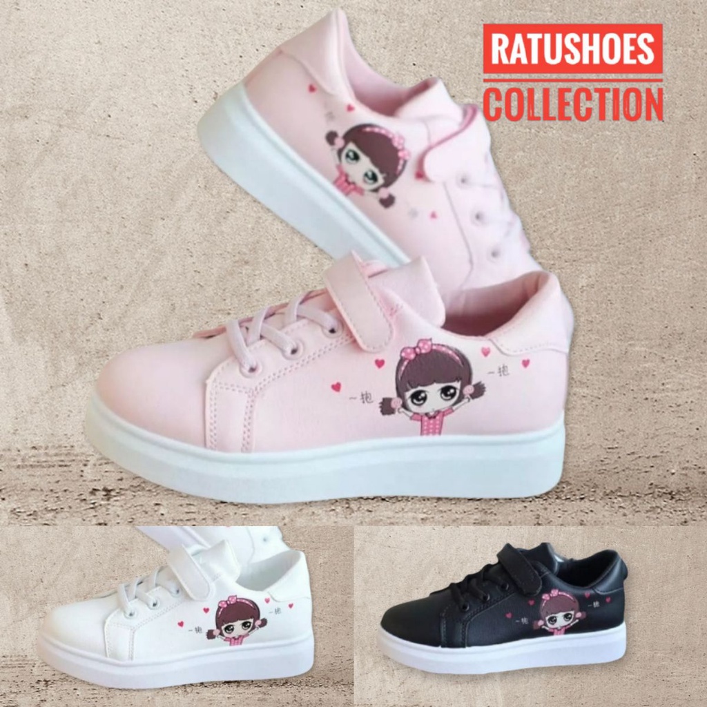 Sepatu anak perempuan Sneaker Karakter