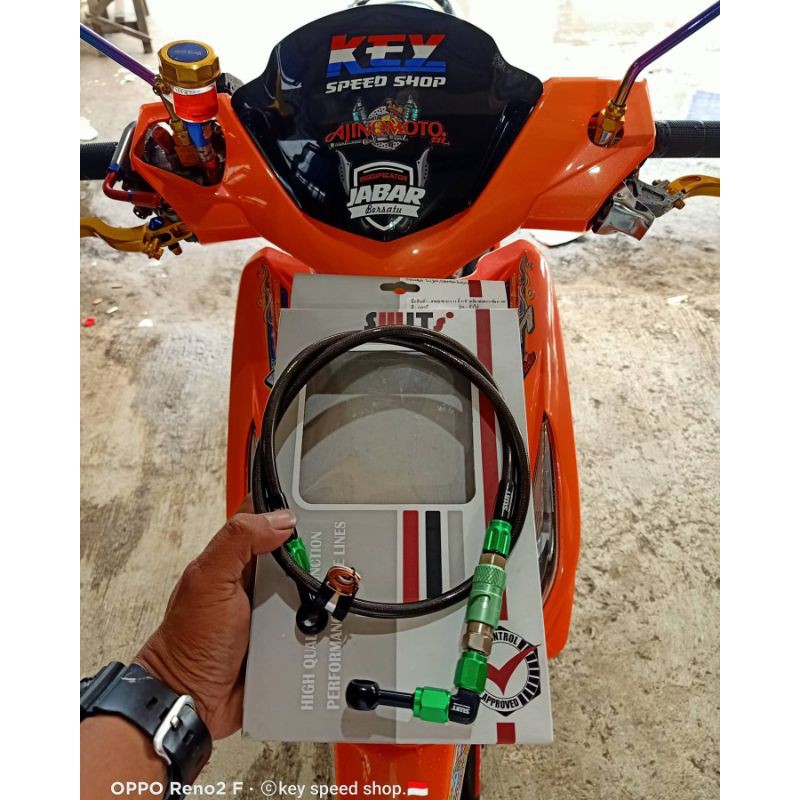 selang Rem depan swits plus staubli