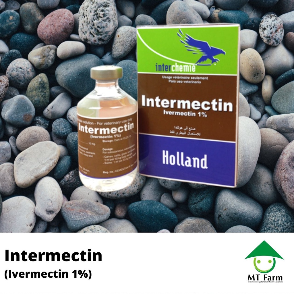 Obat Kutu Obat Scabies Obat Skabies Hewan INTERMECTIN 50 ml Injeksi