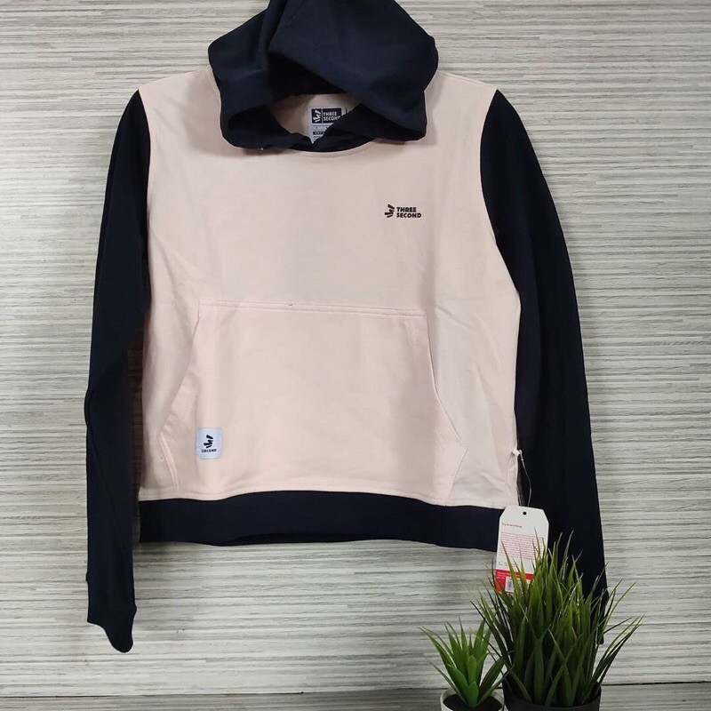 Jaket Hoodie 3second Wanita Original
