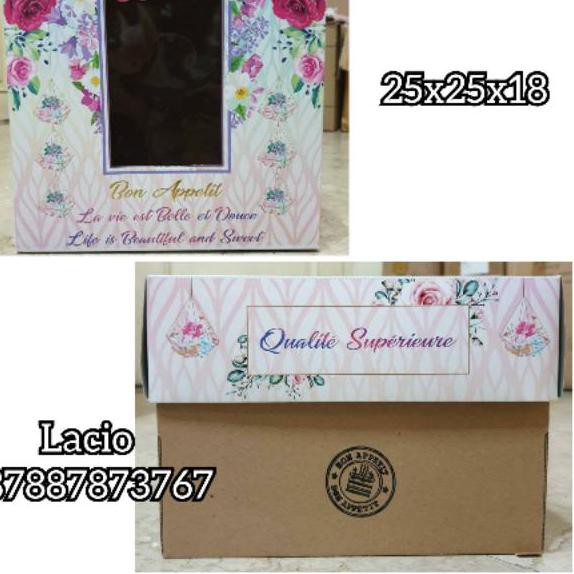 

Diskon Promo GB8 Dus Kue Cake Box Bon Appetit 25 x 25 x 18 ⋆ ★