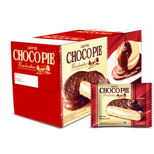 

Lotte Choco pie chocopie marshmallow isi 12 pcs PROMO Murah