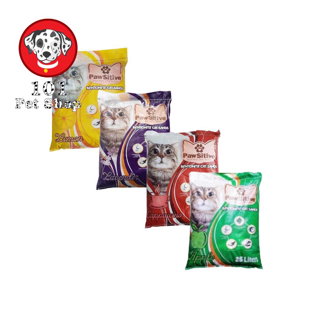 Pasir Kucing Wangi Gumpal Pawsitive 25L VIA GOSEND GRAB