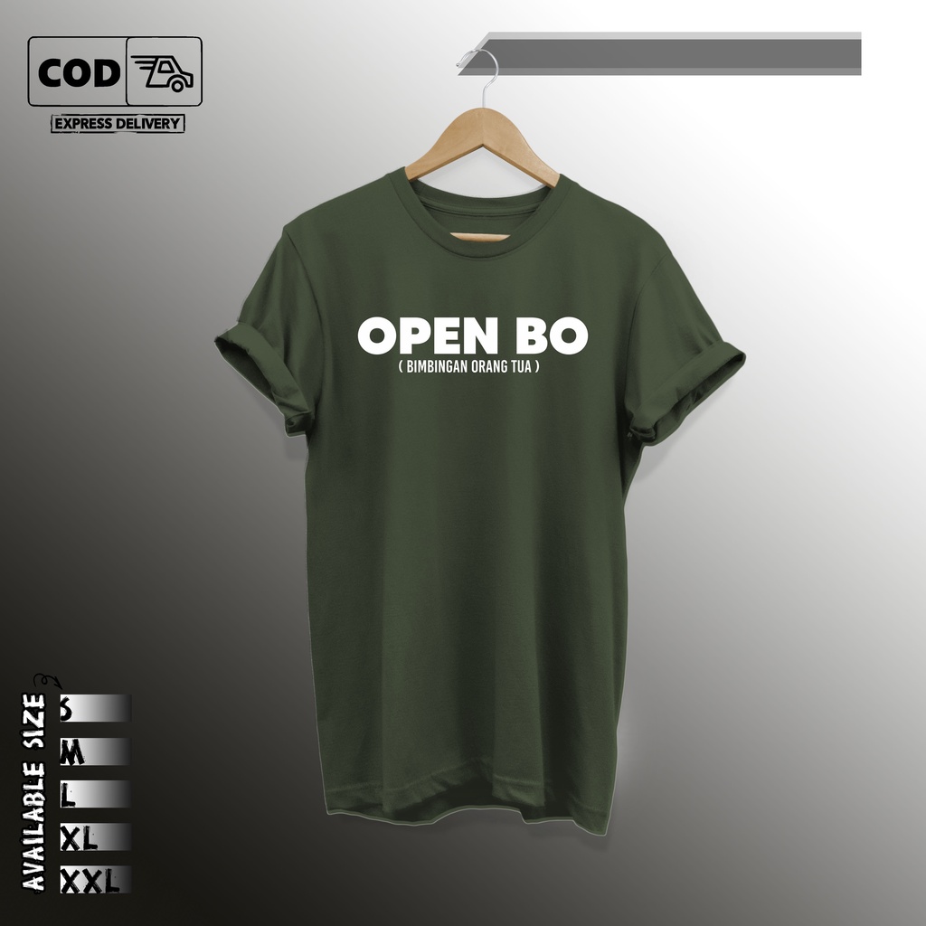 Kaos Baju Kata-kata Open BO ekspresi QUOTE MENARIK kaos pria kaos wanita kaos plesetan