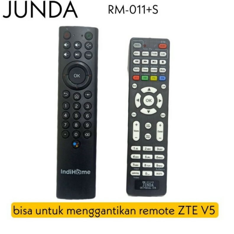Remot Remote STB ZTE TV Kabel Universal Junda RM011+S  Support B860 HG680 Huawei DLL
