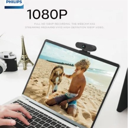 Webcam Philips Full HD 1080P SPL6506BM Original