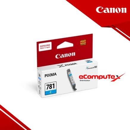 CARTRIDGE CANON CLI-781 CYAN MAGENTA YELLOW / TINTA CATRIDGE CANON CLI781 BIRU MERAH KUNING ORIGINAL - RESMI