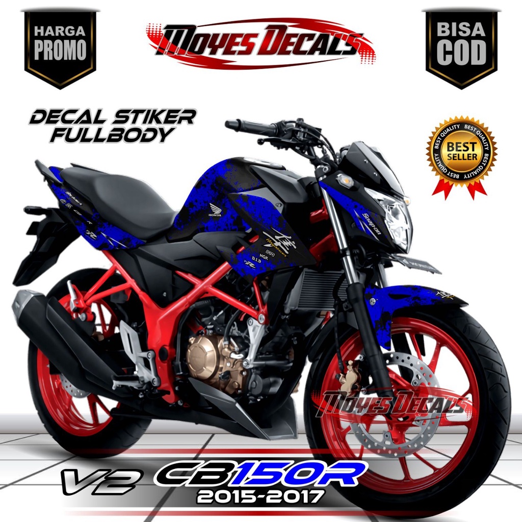 DECAL CB 150R V2 HAYABUSA / STIKER DECAL FULL BODY CB 150R - DECAL HONDA CB150R 2015-2017