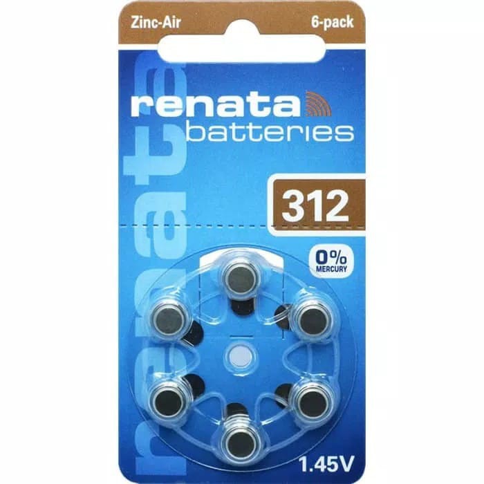 Baterai renata 312 Original battery batrai jam renata 312 PR41 Batrei alat bantu dengar AG3