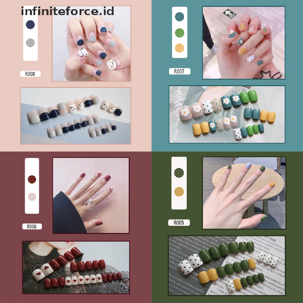 Infiniteforce.id Stiker Kuku Motif Snowflake / Santa Claus Untuk Nail Art