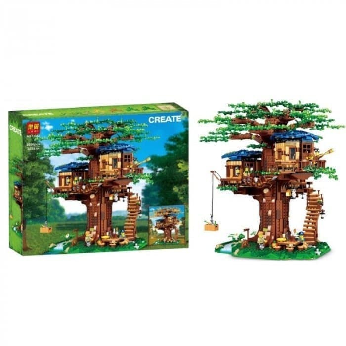 MAINAN LEGO MAINAN KELUARGA BERBENTUK RUMAH POHON 11364