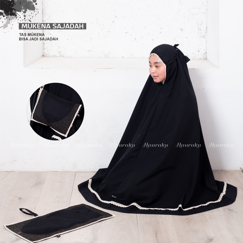 Mukena Set Sajadah Dewasa Traveling Katun Premium