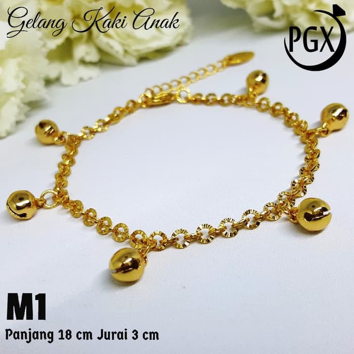 Gelang Kaki Emas Untuk Remaja  MODELEMASTERBARU