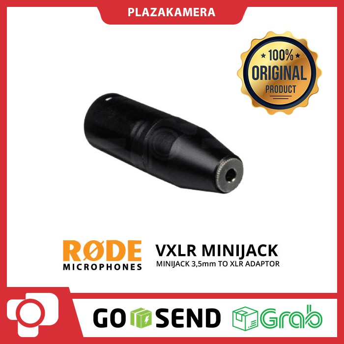 RODE VXLR MINIJACK 3.5MM TO XLR ADAPTOR KONEKTOR AUDIO MIC