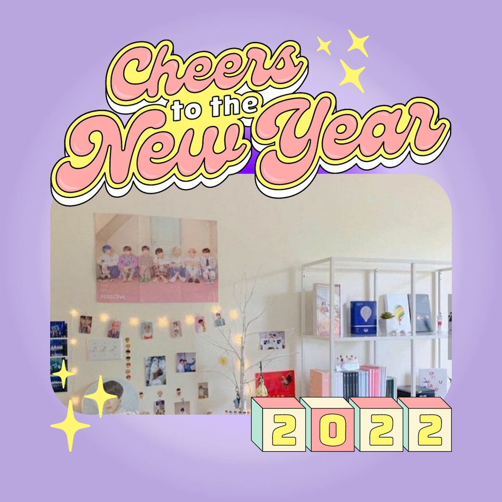 KPOP SEASON GREETING 2020 Kpop ROOM DECOR X1 BTS EXO BT21 BLACKPINK NCT IKON