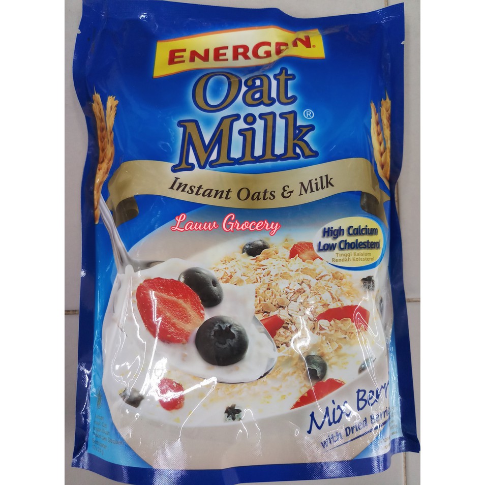 

Energen Oat Milk Mix Berries 240gr Isi 10pcs/Minuman Energen Oat Milk