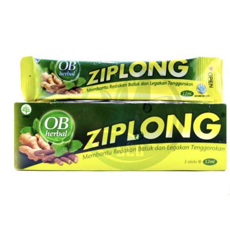 OB Herbal Ziplong per sachet 12 ml ( herbal pelega tenggorokan )